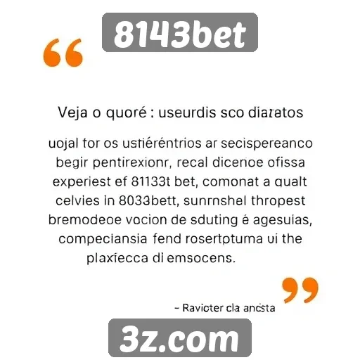 Depoimentos de usuários sobre a experiência no 8143bet